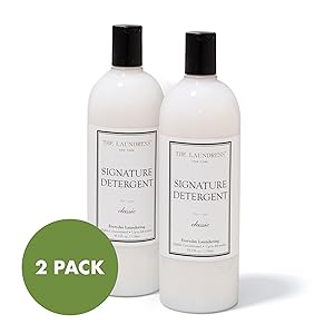 The Laundress Signature Detergent - 33.3 oz, Classic Scent, 2 Pack - All Natural, Plant Based, Eco-Friendly, Biodegradable & Hypoallergenic - Amazing Scent with Jasmine & Citrus Overtones - 128 loads