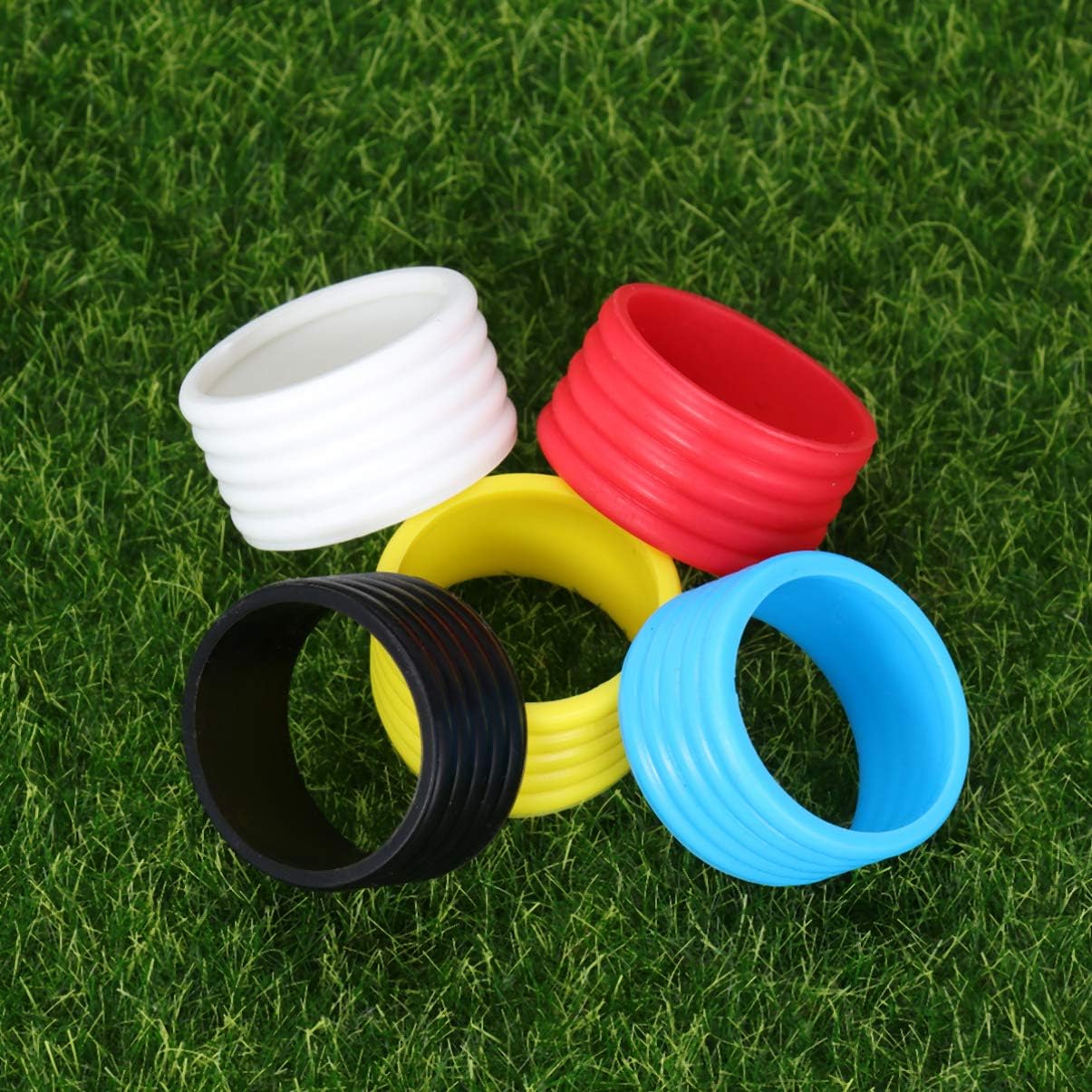 BESPORTBLE 5pcs Tennis Racquet Grips Tennis Racket Grip Band Anti Slip Badminton Tennis Absorbent Overgrip in Place : Sports & Outdoors