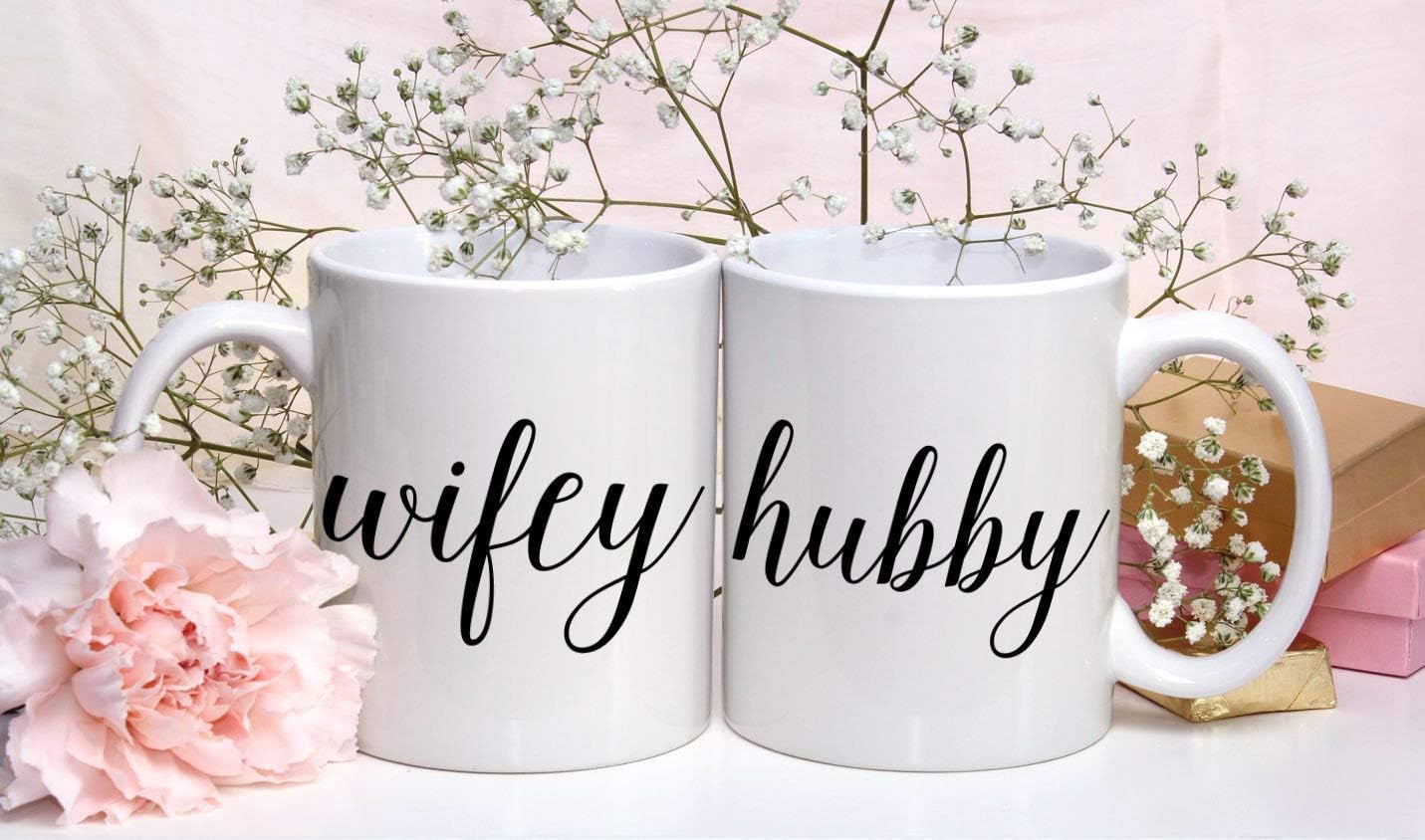 hubby wifey mugs