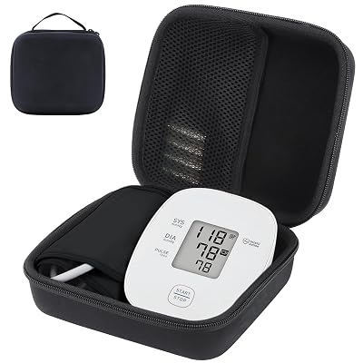 RIYADAone Hard Case Replacement for OMRON Iron BP5000 Bronze BP5150 Silver BP5255 Upper Arm Blood Pressure Monitor