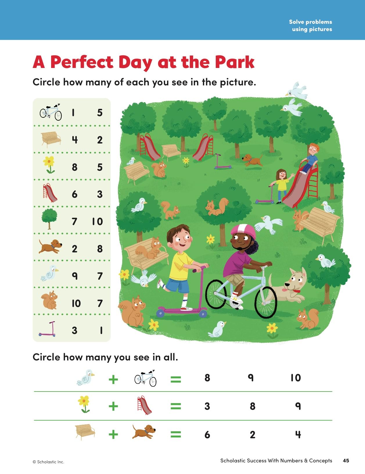 Scholastic Success with Numbers & Concepts Workbook (Scholastic Success; Grades Prek-k)