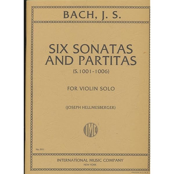 com: Bach, J.S. - 6 Sonatas and Partitas BWV 1001 1006 for