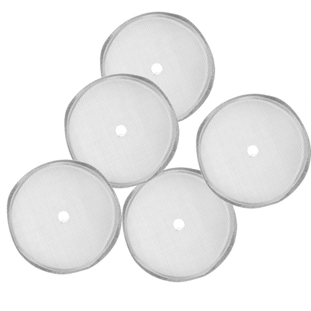 Cyrank 5PCS French Press Replacement Filter, Stainless Steel French Press Filter Mesh Screen Replacement Universal Coffee Filter Reusable Cafetiere Filter Screen for 350ml French Press Coffee Maker