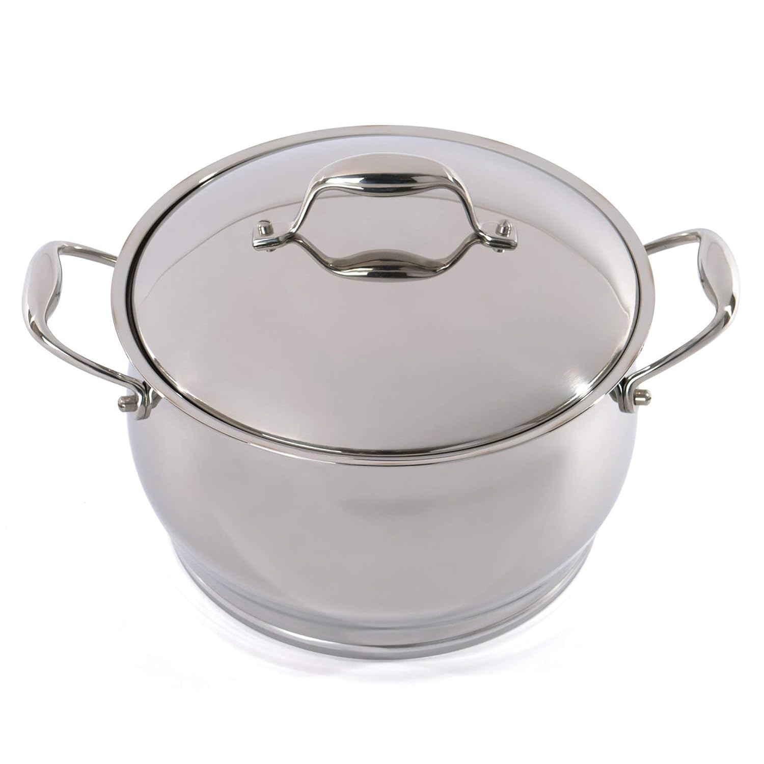 BergHOFF Zeno Stainless Steel Covered Stockpot with Copper Base, 24cm 6