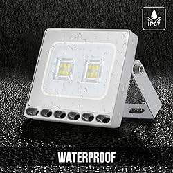 Missbee 10W LED Flood Light, 1100LM 6000-Security