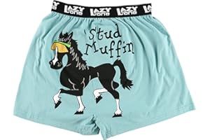 Lazy One Funny Animal Boxers, Humorous Underwear, Novelty Boxer Shorts, Gag Gifts for Men