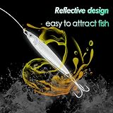 Dr.Fish Silver Minnow Spoon Lures Set of 3 60g Sea Fishing Tackle view 5