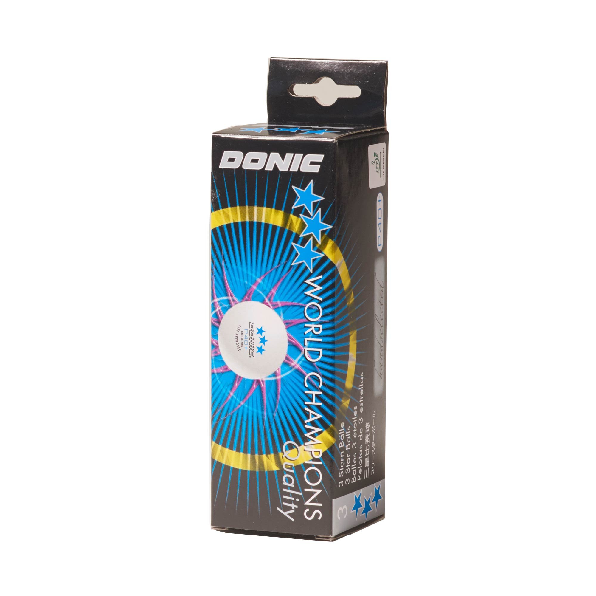 Donic * * * 3 Ball P40 + White