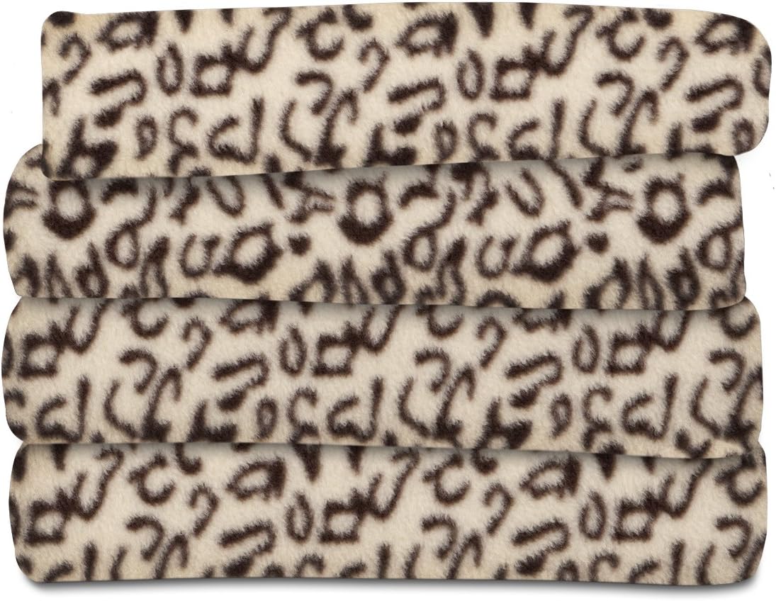 Sunbeam Heated Throw Blanket | Fleece, 3 Heat Settings, Cheetah - TSF8TP-R906-33A00: Home & Kitchen