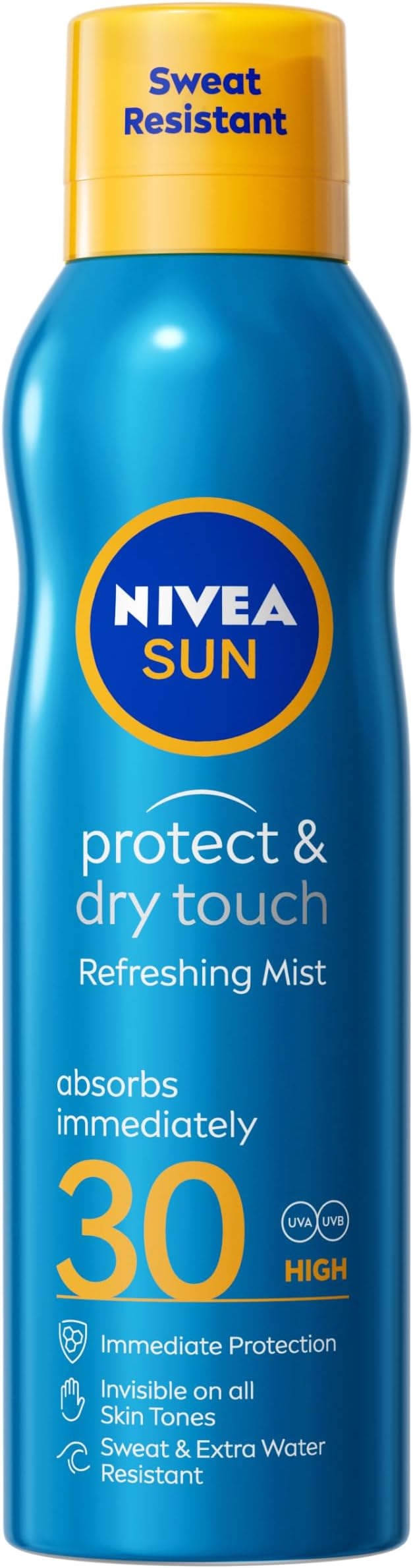 NIVEA Sun Protect & Dry Touch Refreshing Mist SPF30 200 ml Water-Resistant