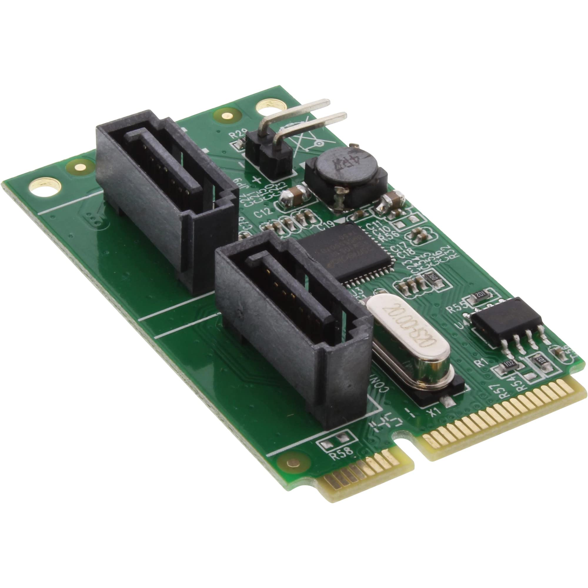 InLine 66907 Mini-PCIe 2.0 Card (2x SATA 6Gb/s RAID 0.1, SPAN)