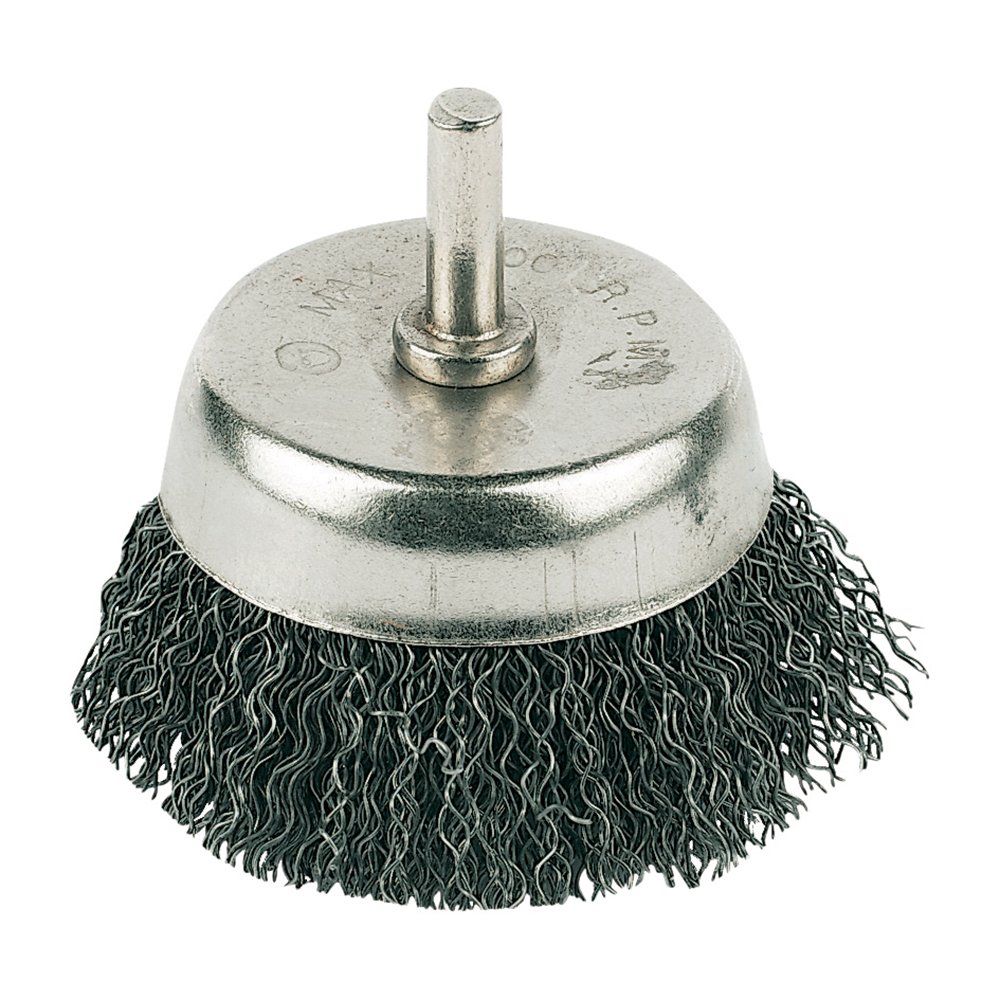 Silverline PB03 Rotary Steel Wire Cup Brush 50 mm, Silver