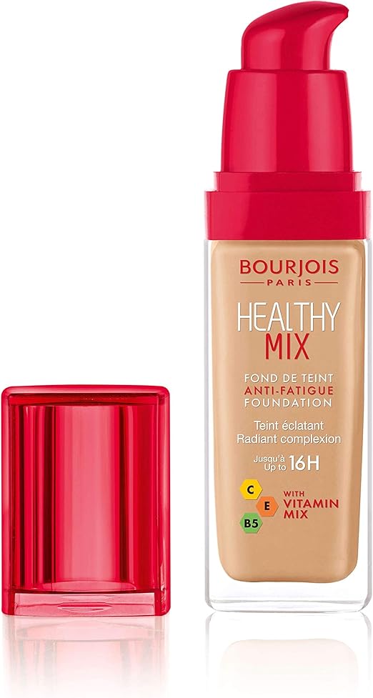 Bourjois Healthy Mix AntiFatigue Medium Coverage Liquid Foundation 54 Beige, 30ml Amazon.co.uk