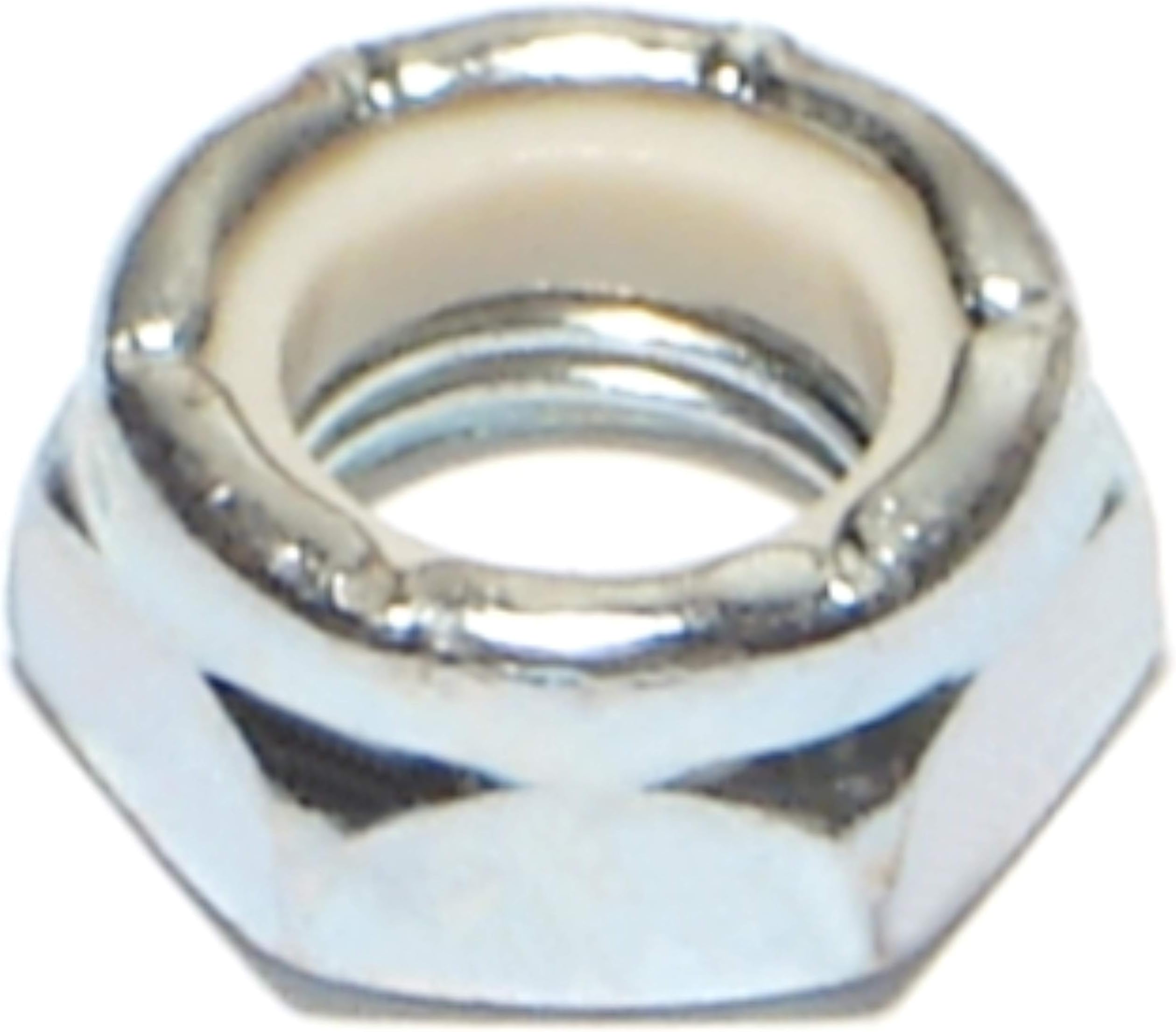 014973323288 Fine Thin Pattern Nylon Insert Lock Nuts, 3/8-24, Piece-10