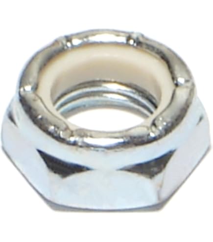 25 Pack – 3/8-24 Stainless Steel Lock Nuts With Nylon Insert, Fine Thread UNF
