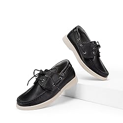 DREAM PAIRS Boys Dress Shoes Boat Shoes Slip on