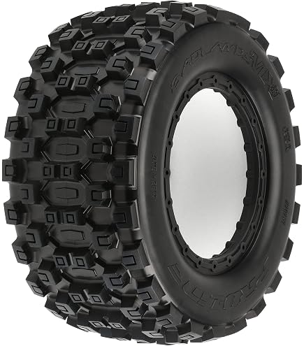 Traxxas 7772X Roues X Pré-Collées Noires Avec Pneus Maxx (8S) - Paire