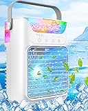Portable Air Conditioners, 3 Wind Speeds & 7 LED