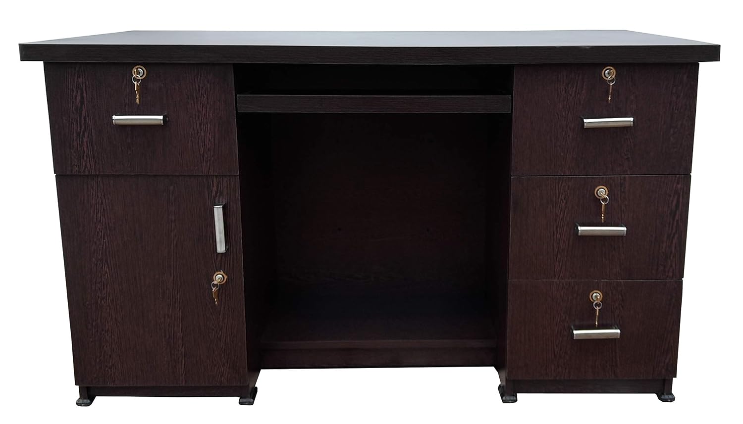 Durafur Office Executive Table with Multi Storage Space Amazon.in Home & Kitchen