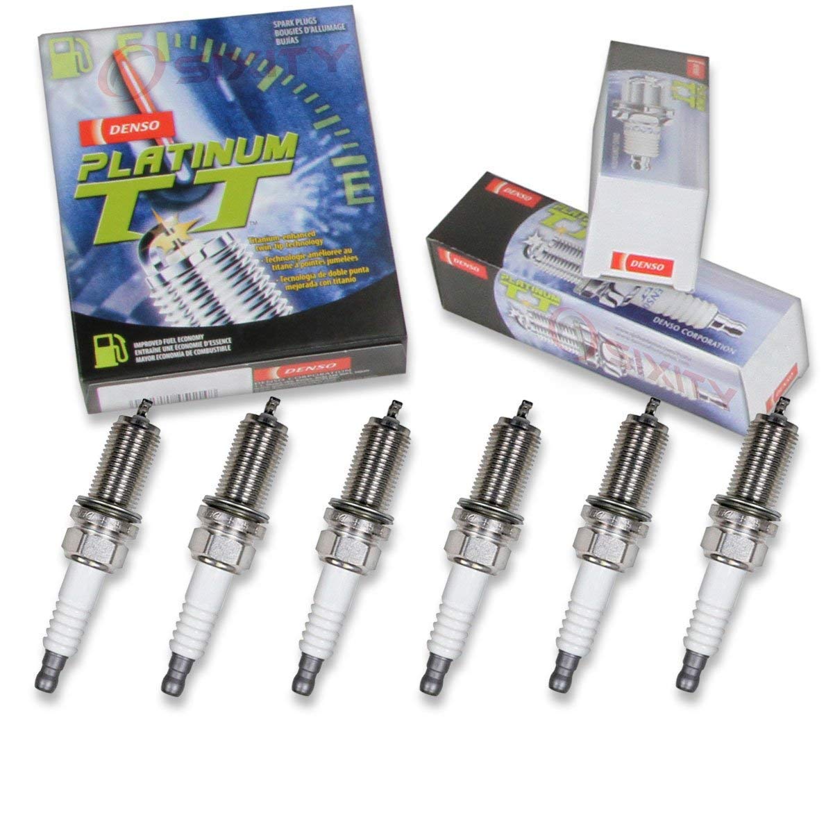  best spark plugs to buy 6 PCSNEW -- DENSO #4503 PLATINUM T T Spark Plugs -- PK16TT