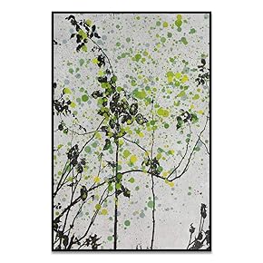SIGNWIN Framed Canvas Wall Art Black Tree Branch...