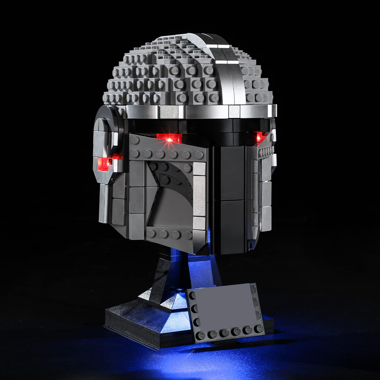 GEAMENT LED Light Kit Compatible with LEGO The Mandalorian Helmet - Lighting Set for Star Wars 75328 Model (Building Set Not Included)
