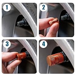 Tire Valve Stem Caps for Car American Flag Tires
