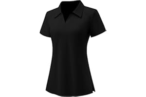Ivicoer Womens Golf Shirt Polo Short Sleeve,Sleeveless,Long Sleeve Tennis Collared Top Athletic Clothes for Ladies