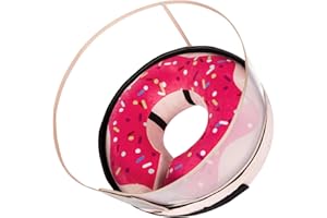 CNEO Inflatable Dog Cone Collar with Detachable Enhanced Anti-Licking Shield, Soft Neck Donut Collar for Dogs After Surgery, Adjustable Dog Cone Alternative for Large Medium Small Dogs & Cats