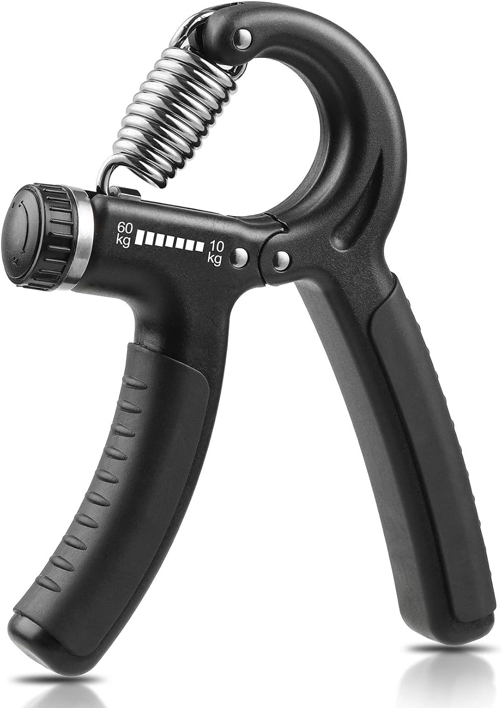 NIYIKOW Hand Grip Strengthener 22-132 Lbs Adjustable Grip Trainer Black 1 Pack
