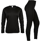 Polar Extreme Women's Ultra-Soft Brushed Thermal Base Layer Set – 2-Piece Moisture-Wicking Warm Underwear for Cold Weather