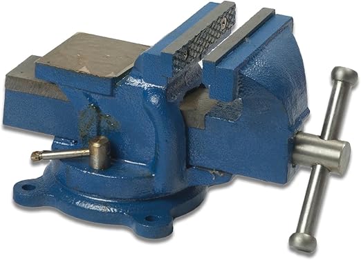 Morsa Da Banco Girevole In Ghisa 100mm 1451575 Valex Amazon It Giardino E Giardinaggio