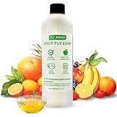 Fly Away Fruit Fly Liquid Lure - Trap Fruit Flies Fast. Safe Around Food. Fruit Fly Trap Indoor Bait for Kitchens, Restaurants, and Bars. Use Alone or as Refill for Fly Away Fruit Fly Trap Kit (12 oz)