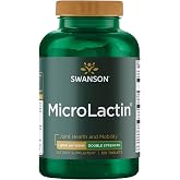 Swanson Microlactin Double Strength 1000 mg, 120 Tablets | Double Strength Formula with 1000 mg per Tablet, Strengthens Collagen for Joint Health, Maintains Cartilage