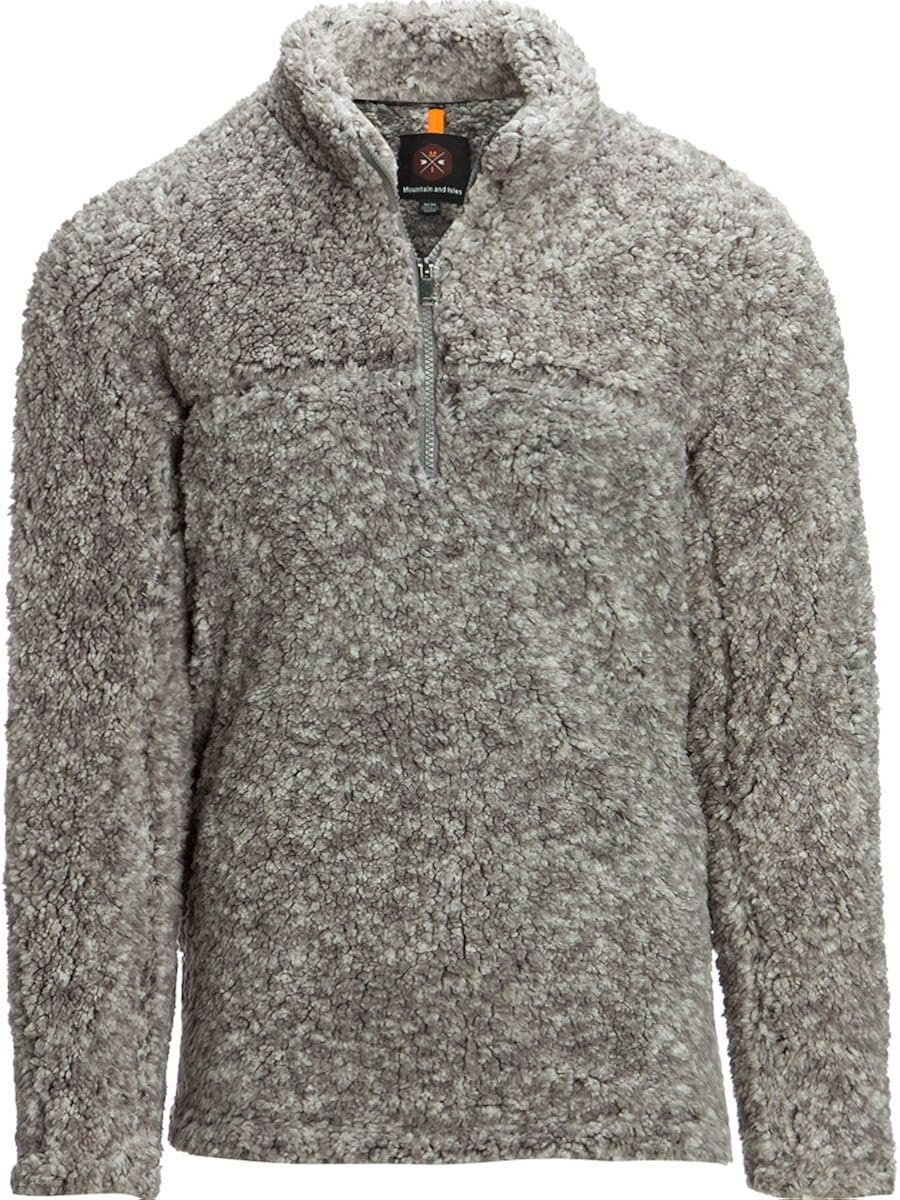 mountain sherpa half zip overhead hoodie