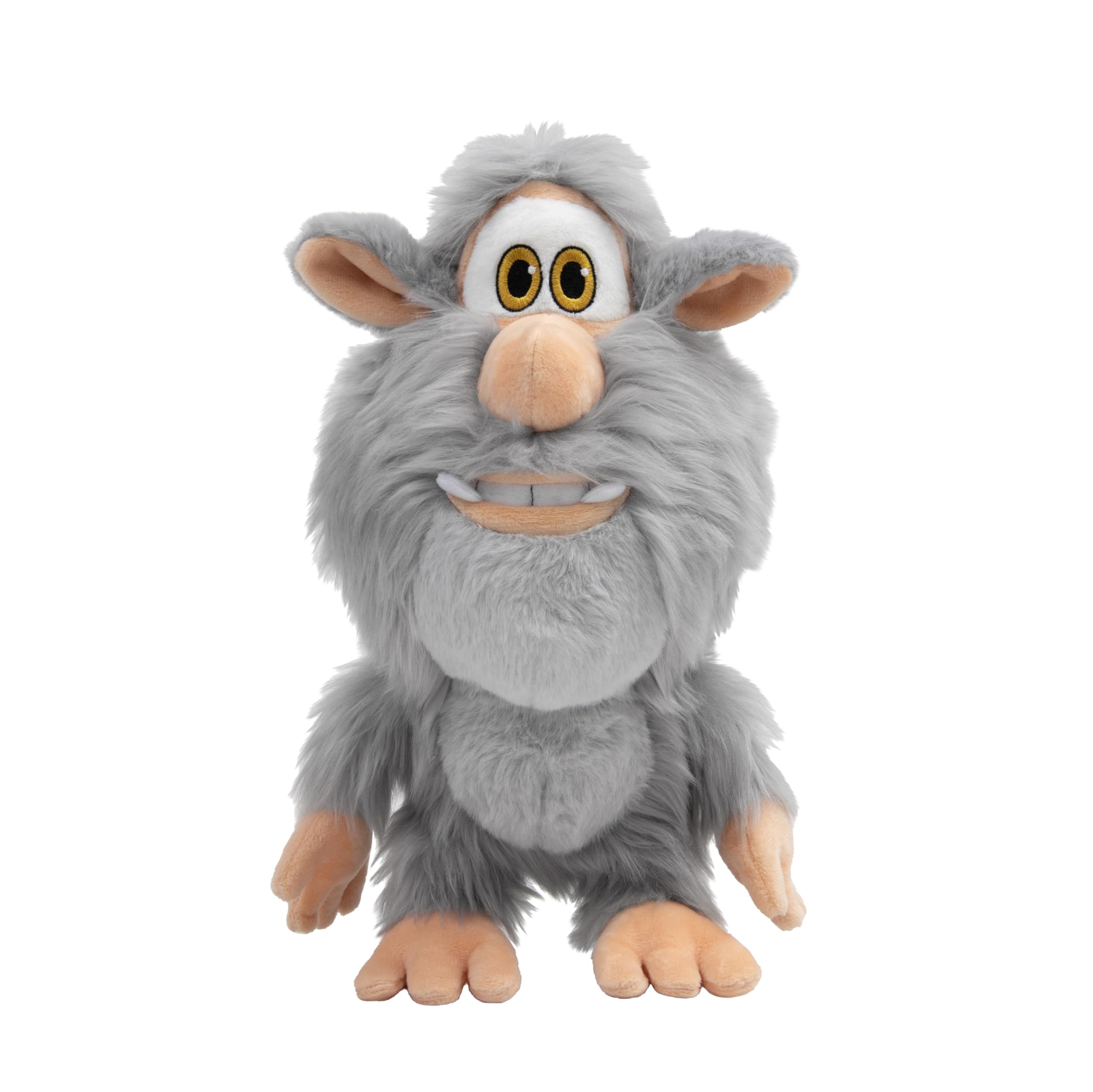 Booba Yeti Plush Toy for Kids - 30 cm - Netflix Cartoon Show Soft Cute Cuddly Toy for Kids - Official Product from animation studio (Gray) โ image 1