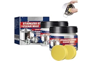 Multi-Purpose Stainless Steel Scratch Eraser, Stainless Steel Scratch Remover for Appliances, 2026 New Wax Paste for Oven, Si