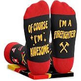 HAPPYPOP Funny Gifts for Men Women - Chef Cop Bus Truck Driver Coach Police Officer Socks