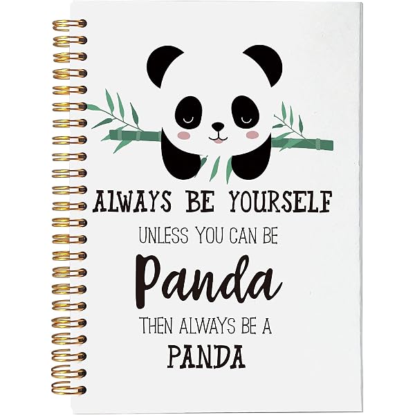 Panda Make-up Tasche „Just A Girl Who Loves Panda“ – Beige, 25 X 18 Cm | Geschenk Für Panda-Fans