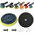 Feenynic Buffer Polishing Backing Plates, Backing Pads for Saker, Orgpek, BATOCA, GEVEELIFE, Eioehtl, TEETOK, Takuoo, Color Tree, DmgicPro, Carrkoopy Cordless Buffer, Saker Buffer Pads, 6 Inch 2 Pack
