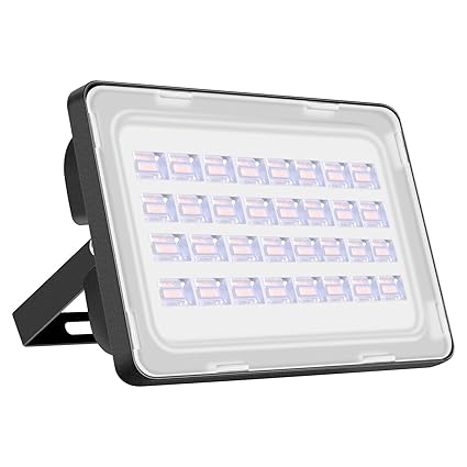 100W LED Strahler, Super Hell 10000LM Flutlicht Warmweiss(2800K-3200K), IP65 Wasserdicht Aussenstrahler für Hof, Garten, Gara