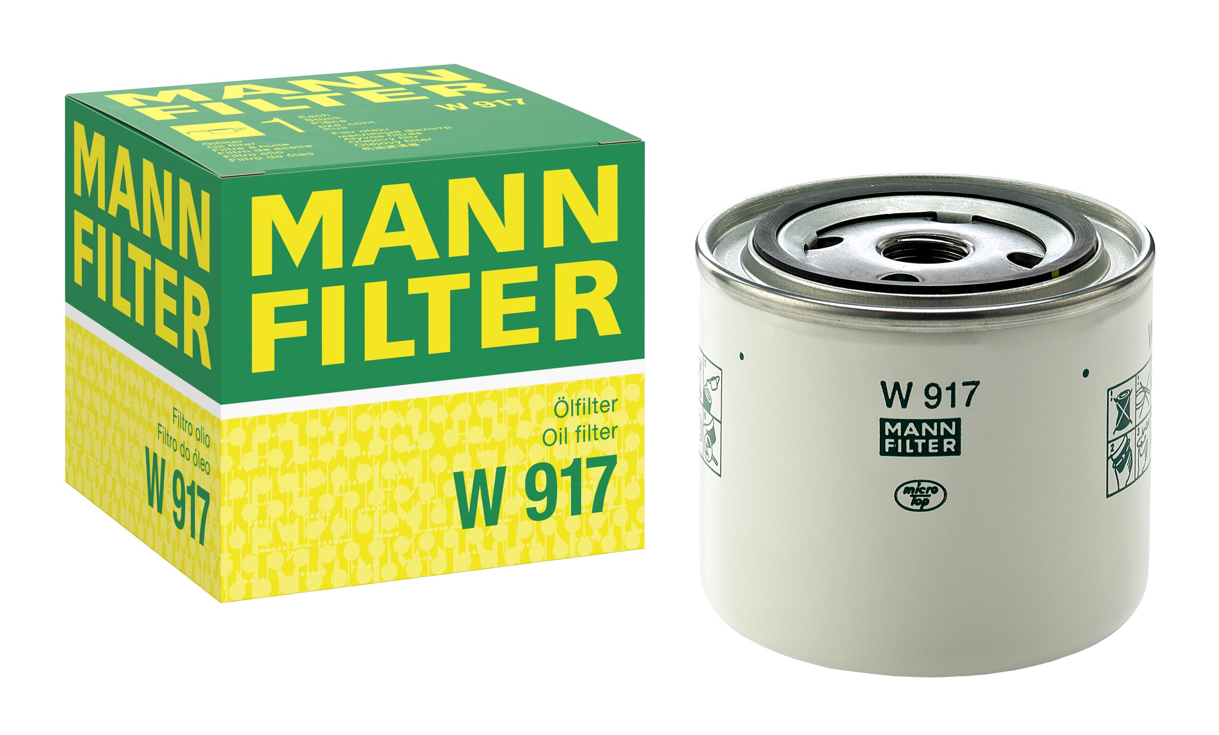 MANN-FILTER W 917 Oil Filter - for Cars + Transporters