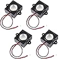 ACEIRMC 4pcs 4 Ohm 3 Watt Mini Speaker 4ohm 3w Loundspeaker Micro Speaker for Arduino with11mm Line Length JST-PH2.0mm-2 pin Terminal for Small Electronic Projects Advertising Machines LCD TV Monitors