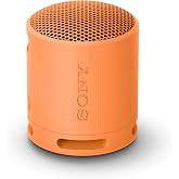 Sony SRS-XB100 Wireless Bluetooth Portable Lightweight Speaker, Orange | 16 Hr Battery, Super-Compact Travel Speaker, IP67 Waterproof &amp; Dustproof Shower Speaker, Versatile Strap, Hands-free Calling
