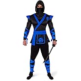 Spooktacular Creations Men Ninja Costume, Halloween Costume Adult Ninja for Halloween Cosplay Party
