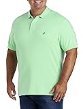 Nautica Men's Classic Fit Short Sleeve Solid Soft Cotton Polo Shirt, ash Green, X-Large