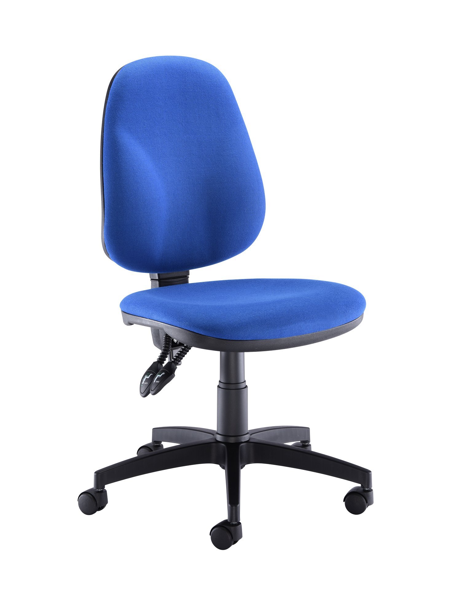 Office Hippo Mid Back Desk Chair, Ergonomic Home & Office Chair With Height Adjustable Seat & Lumbar Support For Extra Comfort, Computer Chair For Daily Use - Royal Blue