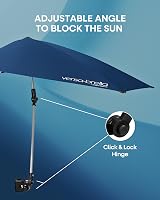 Sport-Brella Versa-Brella Adjustable Umbrella 360° 4-Way Tilt UPF 50+ Midnight view 5