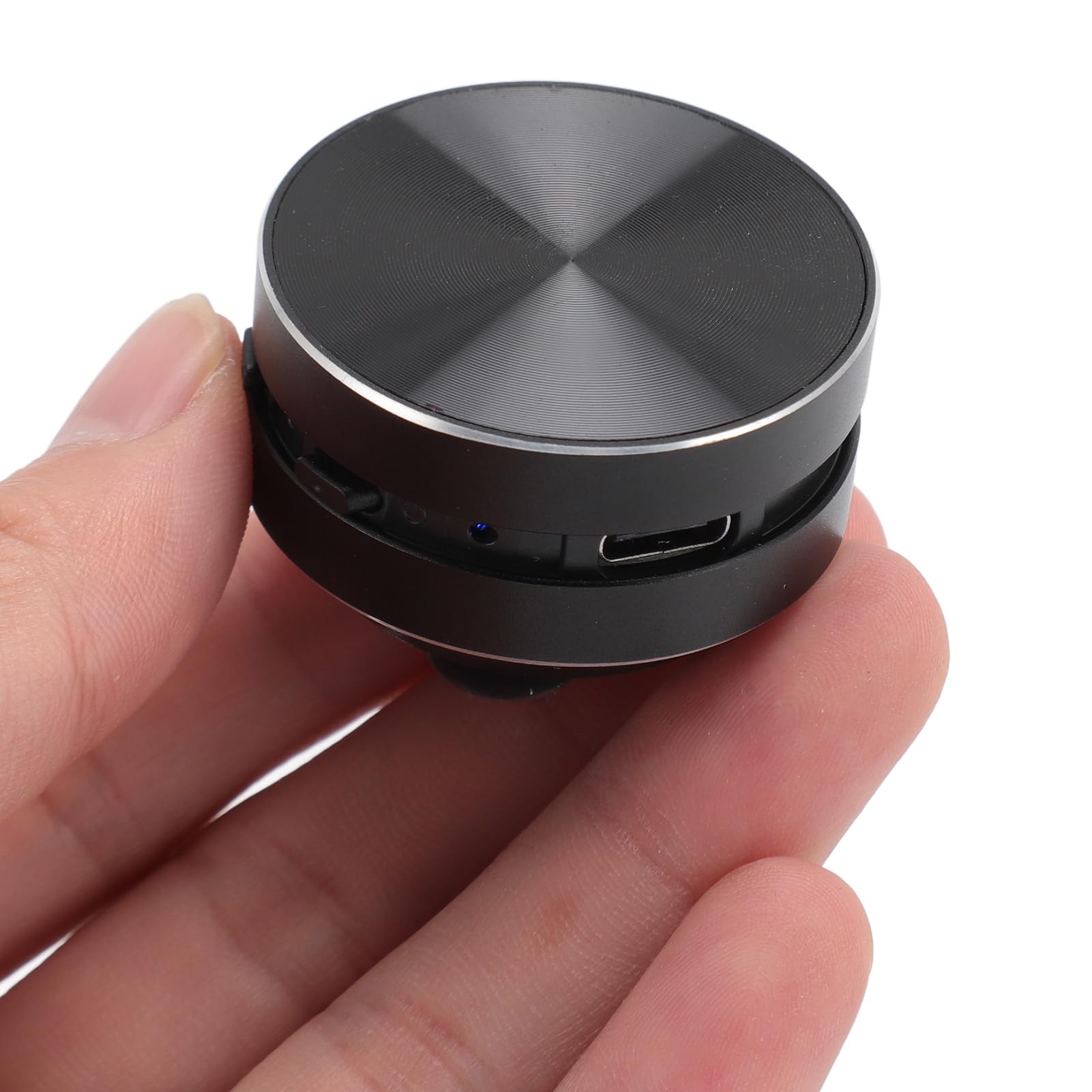 Photo 1 of Ultra Mini Bone Conduction Speakers, Turn Anythin into Speaker with Suction Cup, Stereo Bass Portable Small True Speakers Sound Box for Home,Outdoor,Travel (Black)