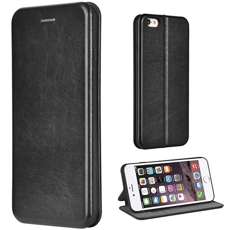 Leaum iPhone 6 Plus Hülle, iPhone 6S Plus Handyhülle Leder Tasche Flip Case für Apple iPhone 6 Plus / 6S Plus 5,5 Zoll Schutz